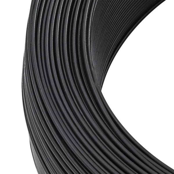 Zaun-Bindedraht 250 m 1,6/2,5 mm Stahl Anthrazit