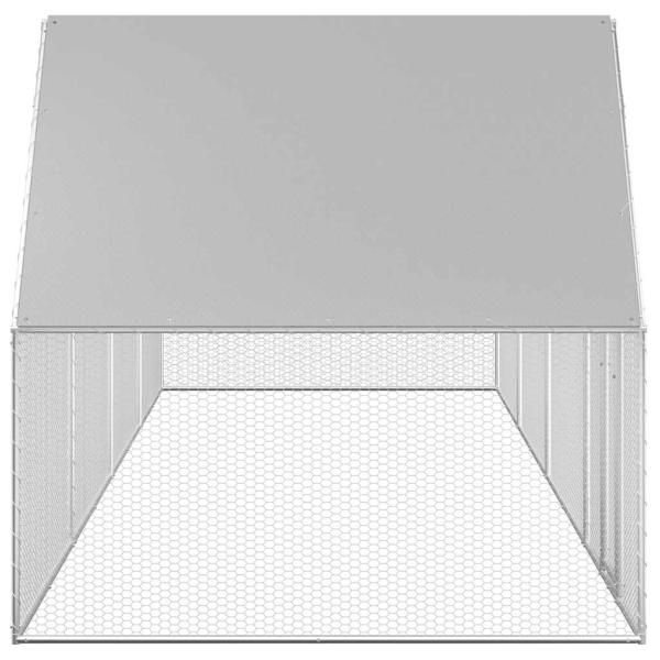 Hühnerstall 8x2x2 m Verzinkter Stahl