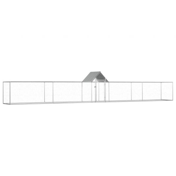 ARDEBO.de - Hühnerstall 9x1x1,5 m Verzinkter Stahl