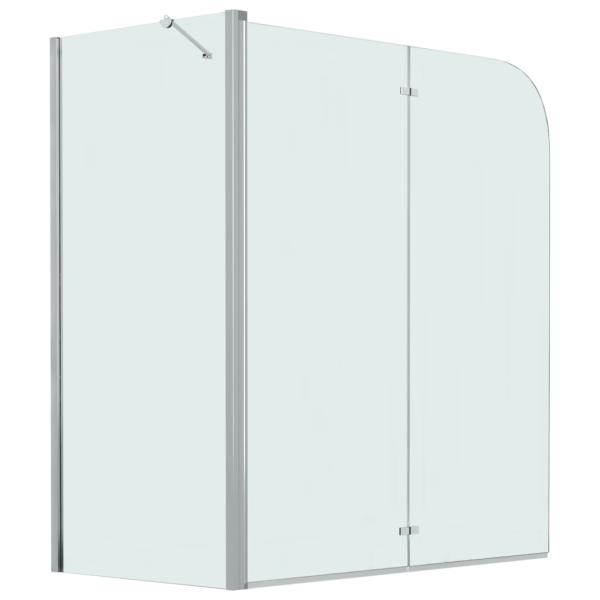 Badewannenaufsatz 2-fach Faltbar ESG 120x68x130 cm 