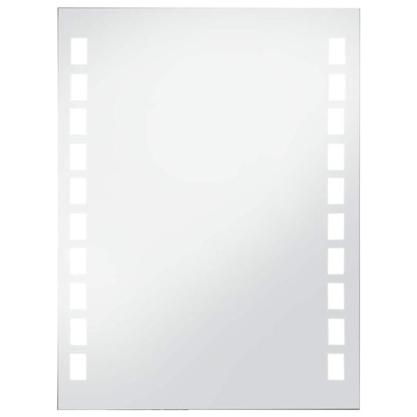 Badezimmer-Wandspiegel mit LEDs 60x80 cm