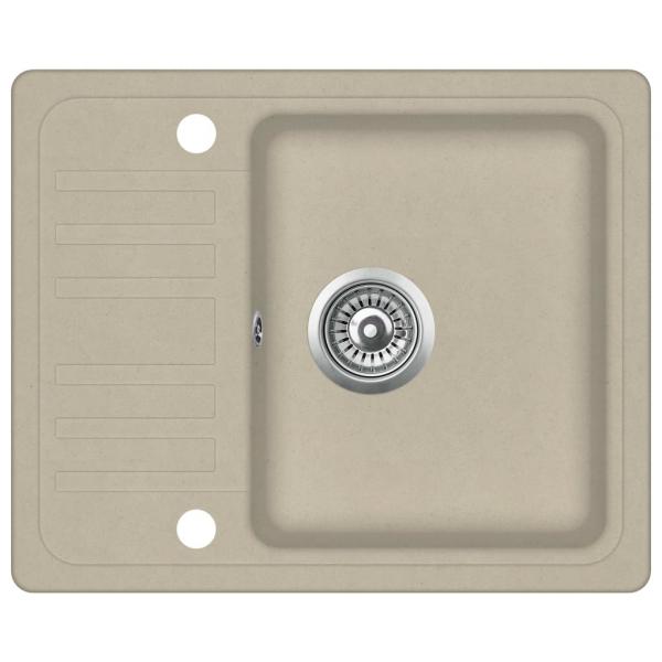 Granitspüle Einzelbecken Beige