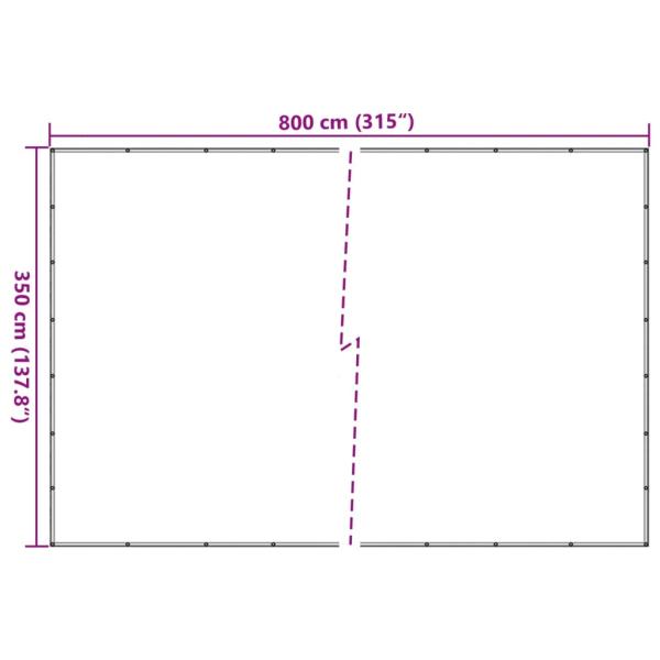 Containernetz HDPE 3,5 x 8 m Schwarz