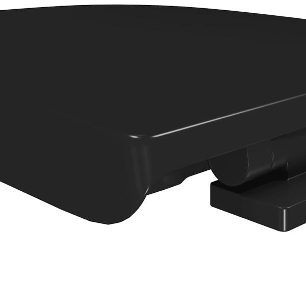 Toilettensitz mit Absenkautomatik und Quick-Release Schwarz