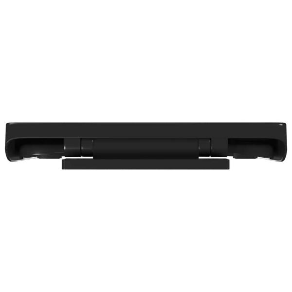 Toilettensitz mit Absenkautomatik und Quick-Release Schwarz