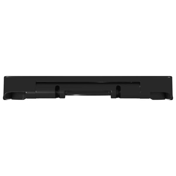 Toilettensitz mit Absenkautomatik und Quick-Release Schwarz