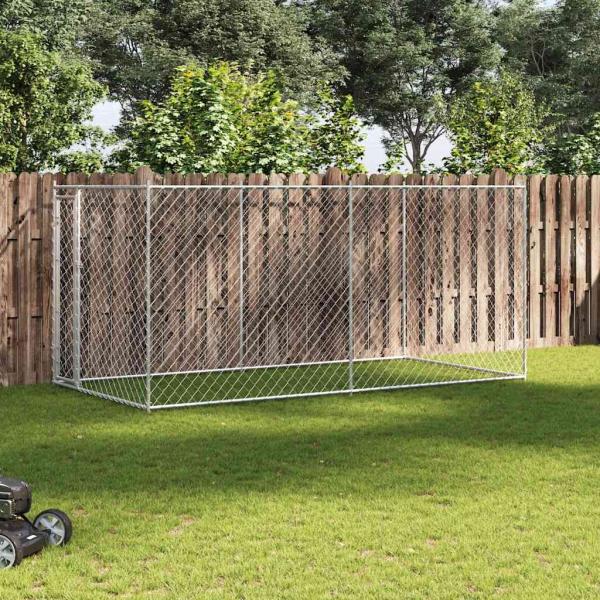 Outdoor-Hundezwinger 382x192x185 cm