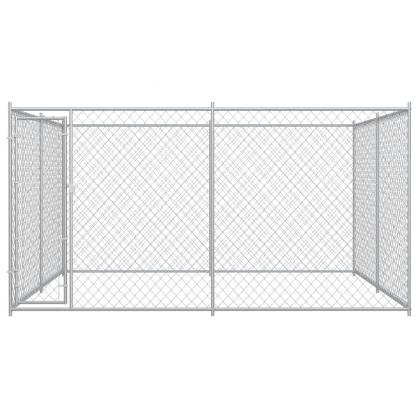 Outdoor-Hundezwinger 383x383x185 cm 
