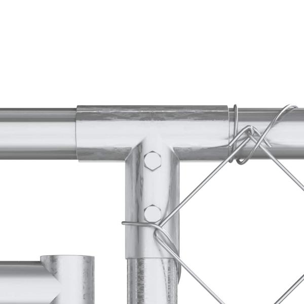 Outdoor-Hundezwinger mit Überdachung 760x190x225 cm