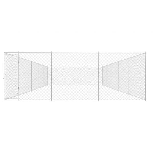 Outdoor-Hundezwinger Verzinkter Stahl 950x570x185 cm