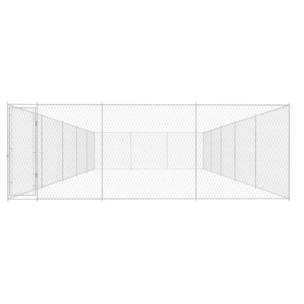 Outdoor-Hundezwinger Verzinkter Stahl 950x570x185 cm