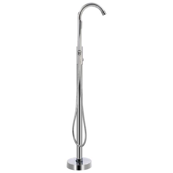 Freistehende Badewannenarmatur Edelstahl 118,5 cm 