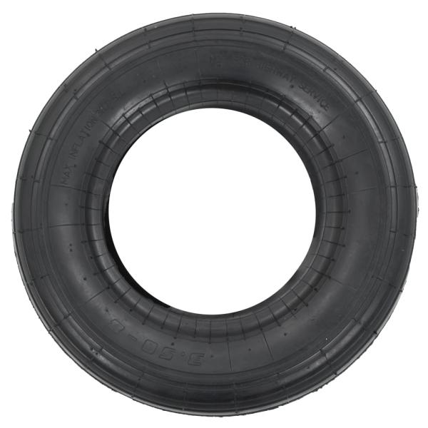 Schubkarrenreifen 3.50-8 4PR Gummi 