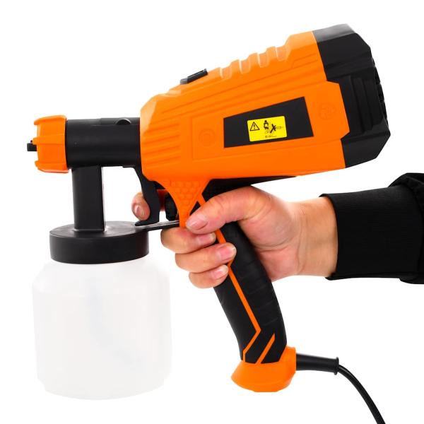Elektrische Farbspritzpistole mit 3 Düsengrößen 500 W 800 ml