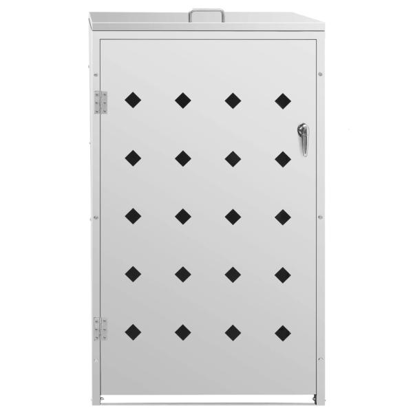 Mülltonnenbox für 1 Tonne 240 L Edelstahl 