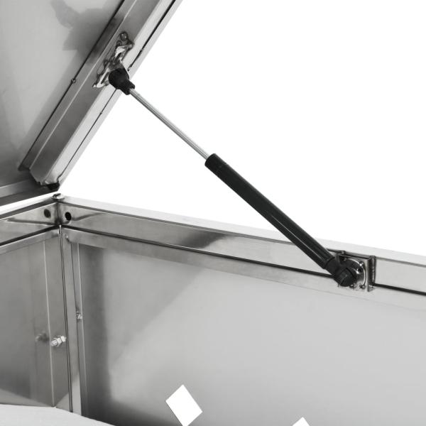 Mülltonnenbox für 4 Tonnen 240 L Edelstahl