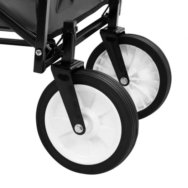 Klappbarer Handwagen Stahl Grau