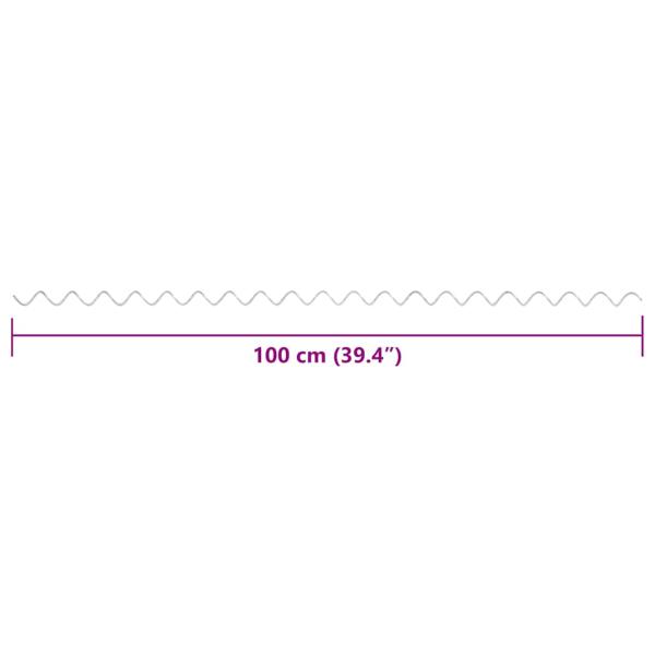 Gabionen-Spiralen 24 Stk. Verzinkter Stahl 100 cm