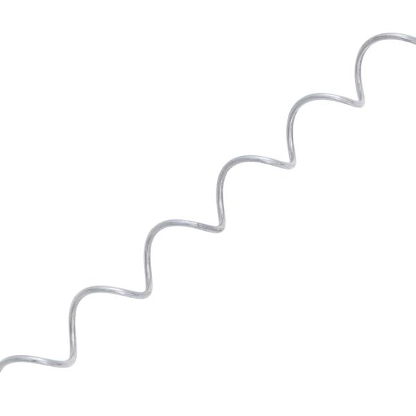 Gabionen-Spiralen 24 Stk. Verzinkter Stahl 100 cm