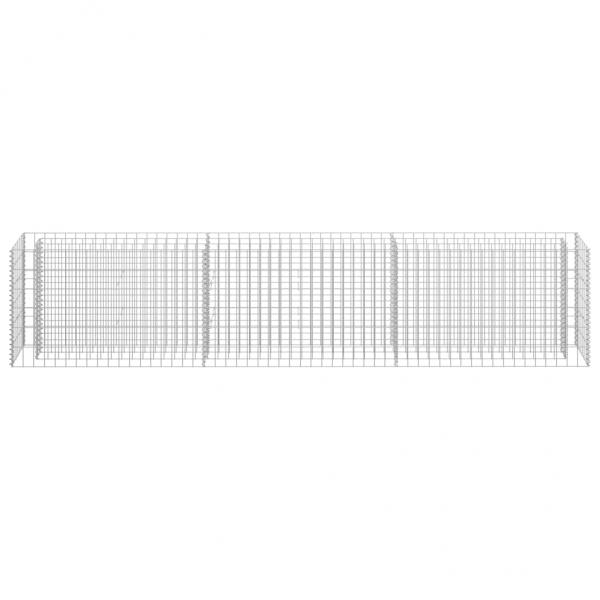 Gabionen-Hochbeet Verzinkter Stahl 270×30×60 cm
