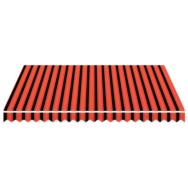 Markisenbespannung Canvas Orange & Braun 300x250 cm