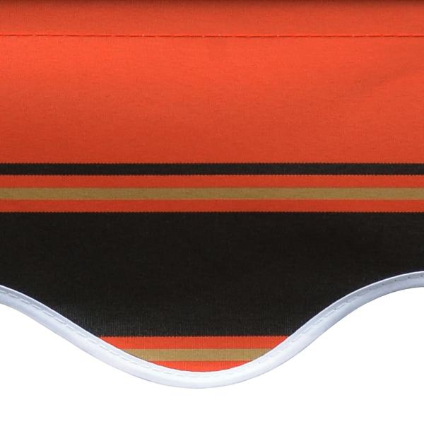Markisenbespannung Canvas Orange & Braun 300x250 cm