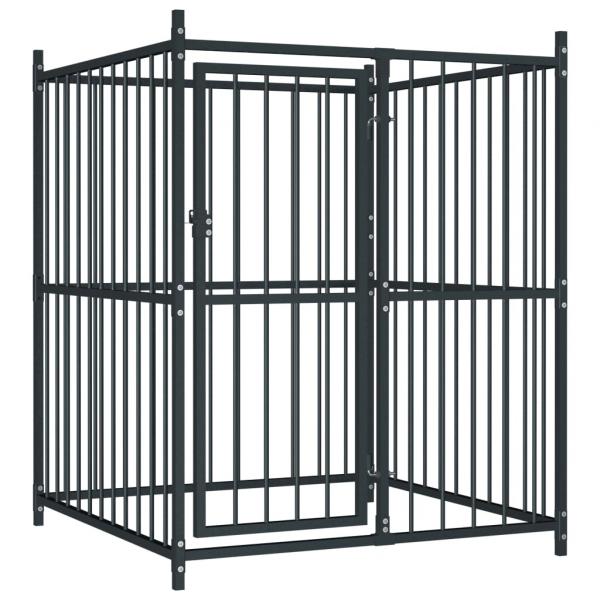 ARDEBO.de - Outdoor-Hundezwinger 120x120x150 cm