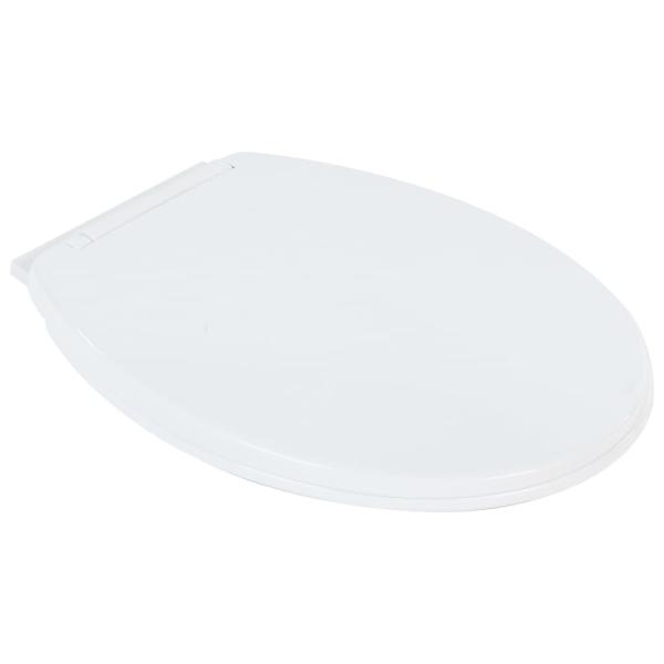 Hohe Spülrandlose Toilette Soft-Close 7 cm Höher Keramik Weiß 