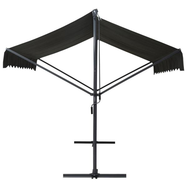 Freistehende Markise 400x300 cm Anthrazit 