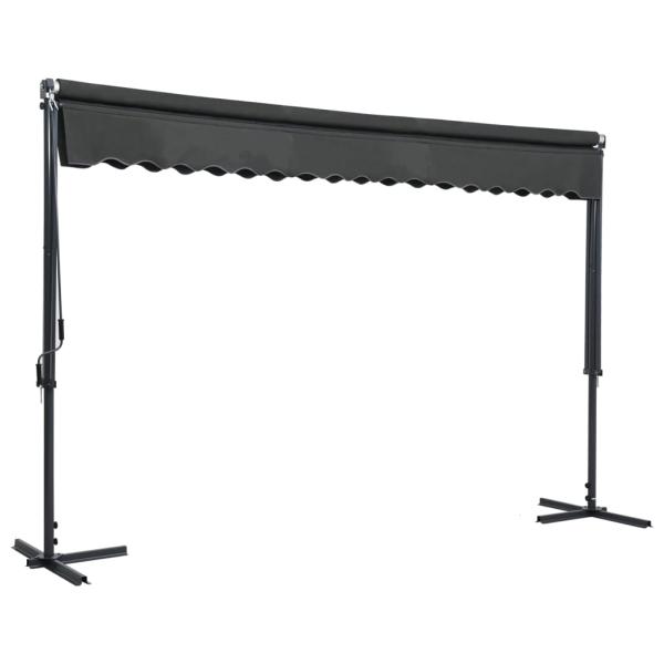 Freistehende Markise 400x300 cm Anthrazit 
