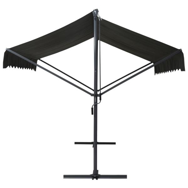 Freistehende Markise 400x300 cm Anthrazit 