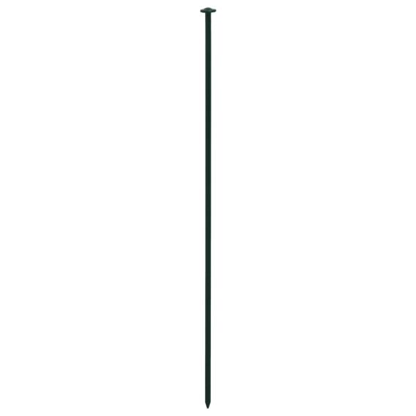 Gartenzaun Set Konvex 77,3x26 cm Grün