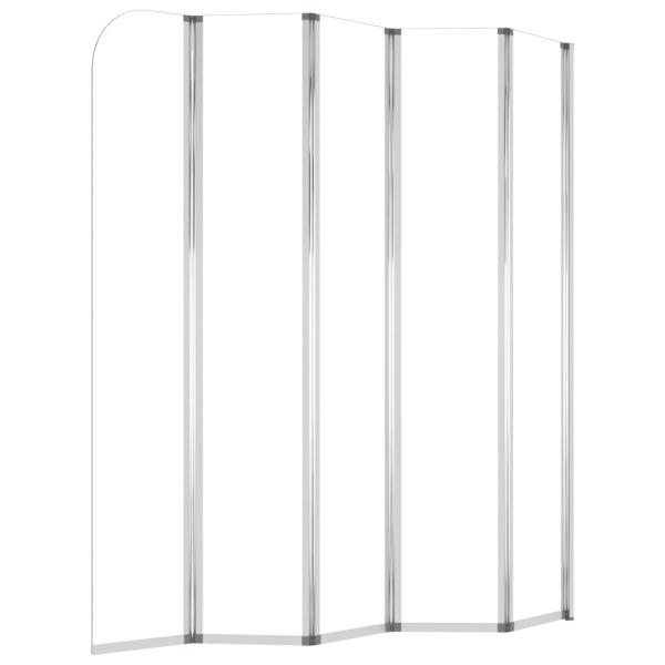 Duschabtrennung 120x140 cm Hartglas Transparent