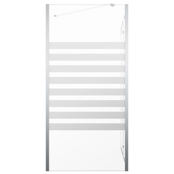 Duschabtrennung 120x68x130 cm Hartglas Gestreift