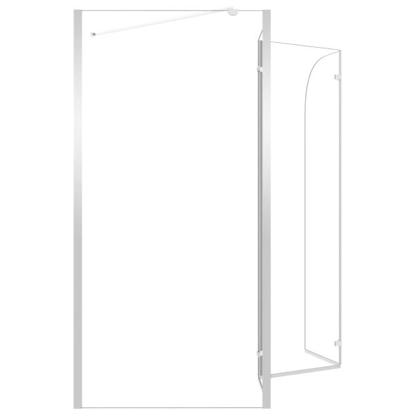 Duschabtrennung 120x69x130 cm Hartglas Transparent
