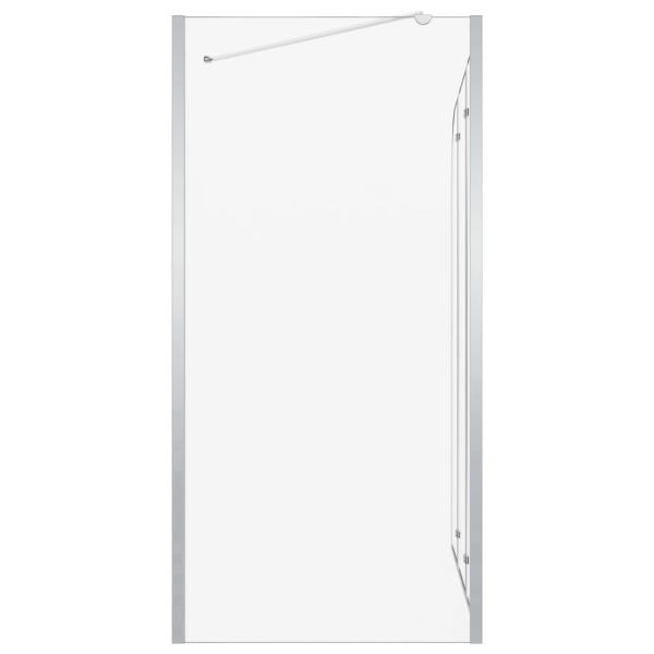 Duschabtrennung 120x69x130 cm Hartglas Transparent