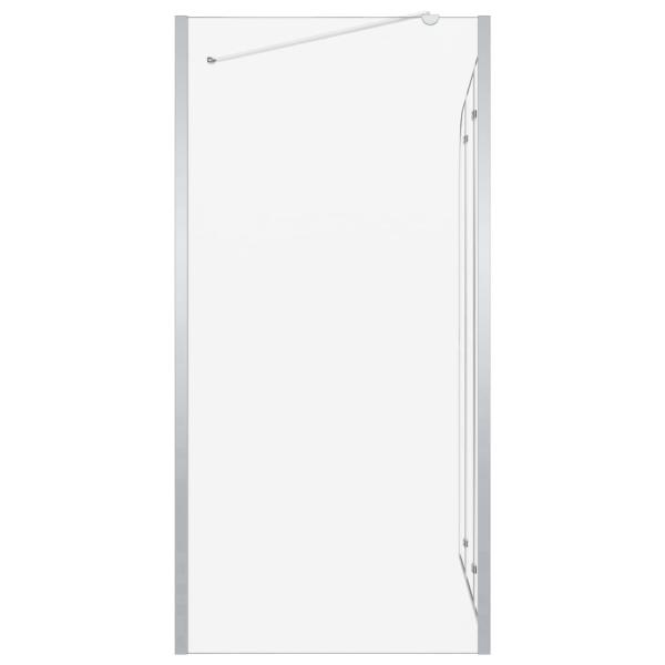 Duschabtrennung 120x69x130 cm Hartglas Transparent