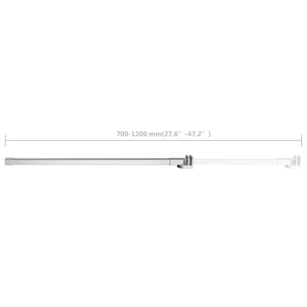 Duschwand-Stabilisierungsstange Edelstahl 70-120 cm 