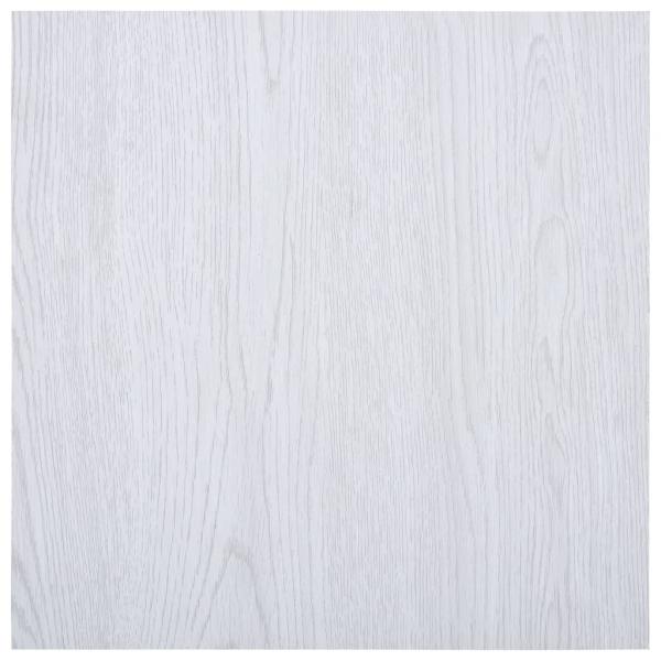 ARDEBO.de - PVC-Fliesen Selbstklebend 5,11 m² Weiß 