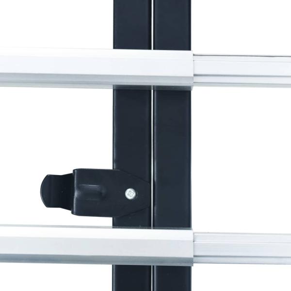 Transportwagen Klappbar 150 kg Aluminium Silbern  