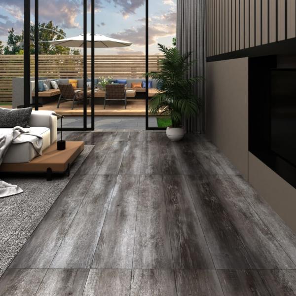 ARDEBO.de - PVC-Laminat-Dielen 5,02 m² 2 mm Selbstklebend Gestreift Holz