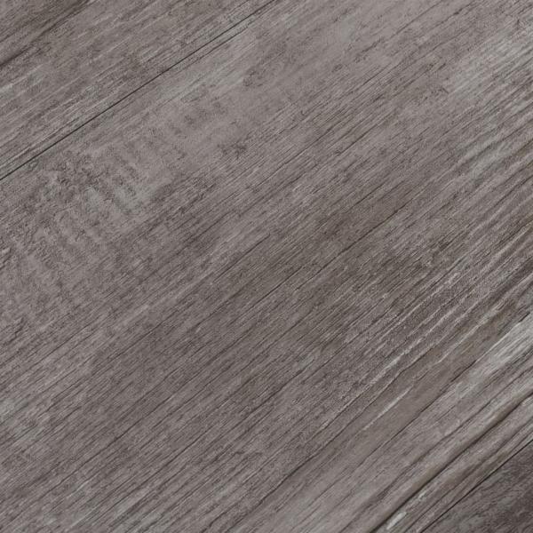 PVC-Fliesen 5,02 m² 2 mm Selbstklebend Matt Holzbraun