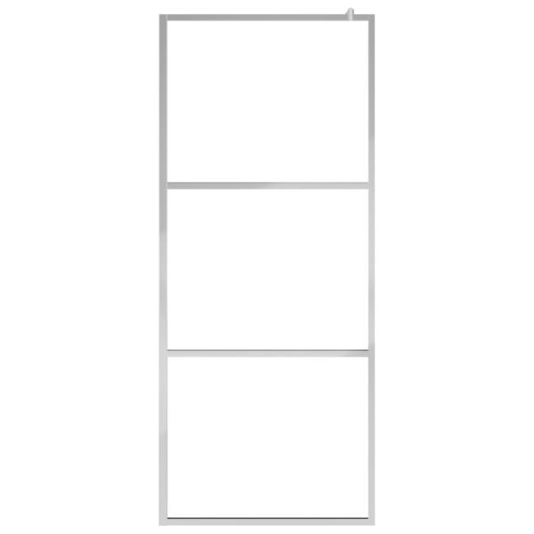 Duschwand für Begehbare Dusche mit Klarem ESG-Glas 140x195 cm 