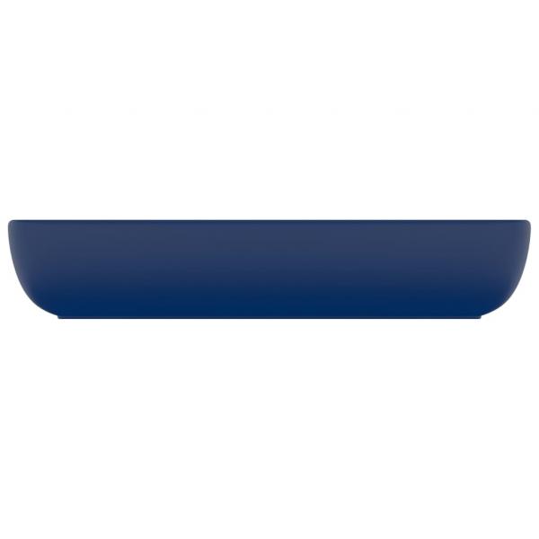 Luxus-Waschbecken Rechteckig Matt Dunkelblau 71x38 cm Keramik