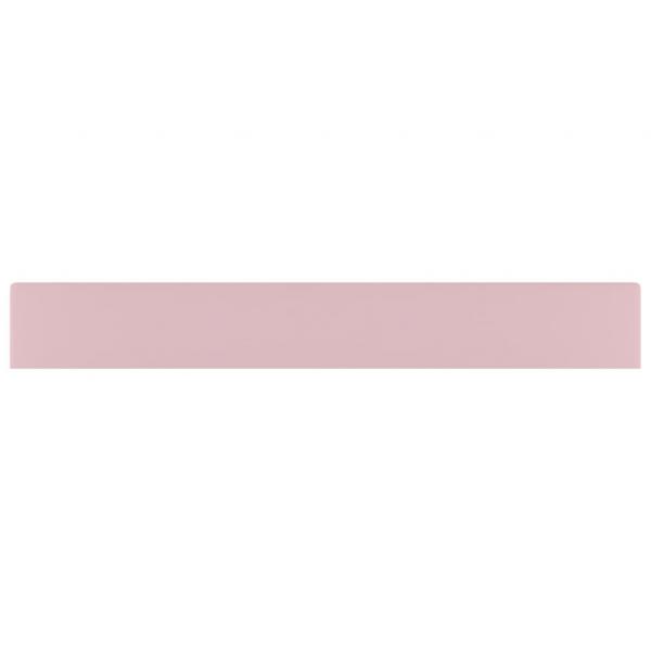 Luxus-Waschbecken mit Hahnloch Matt-Rosa 60x46 cm Keramik 