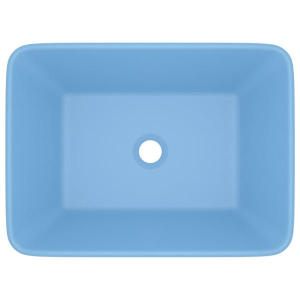 Luxus-Waschbecken Matt Hellblau 41x30x12 cm Keramik