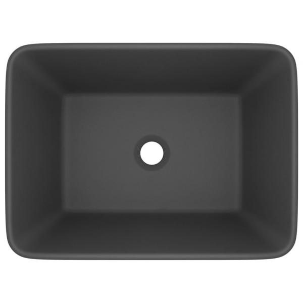 Luxus-Waschbecken Matt Dunkelgrau 41x30x12 cm Keramik