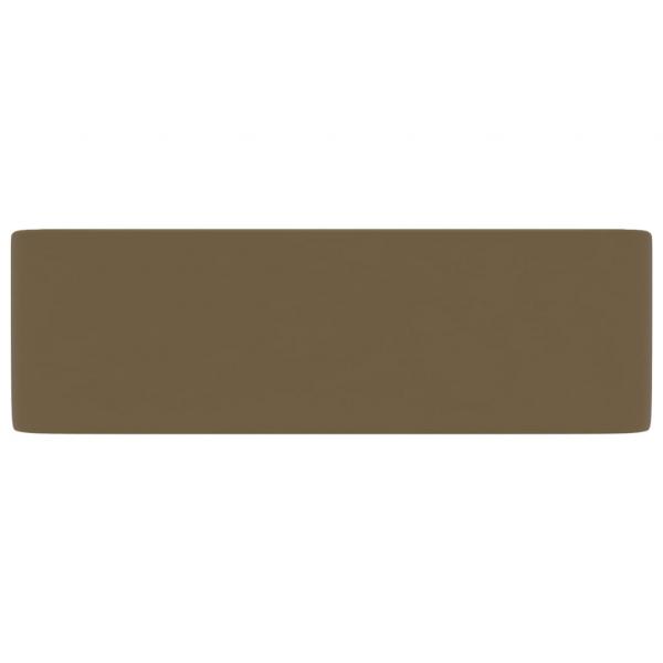 Luxus-Waschbecken Matt Creme 41x30x12 cm Keramik