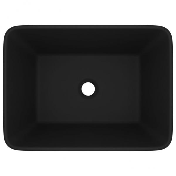 Luxus-Waschbecken Matt Schwarz 41x30x12 cm Keramik