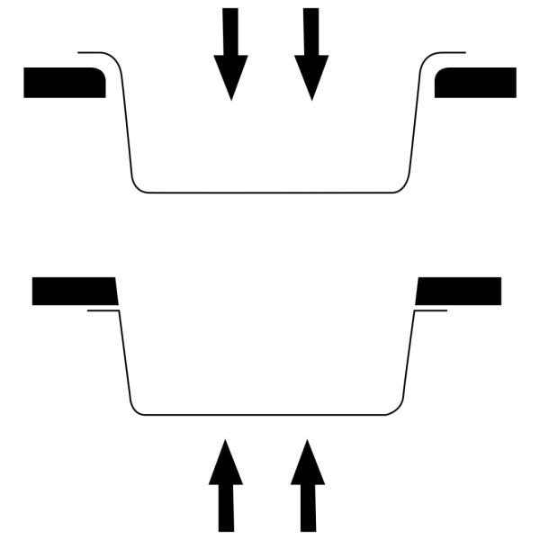 Küchenspüle mit Überlauf Grau Granit